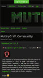 Mobile Screenshot of mutinycraft.com