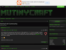 Tablet Screenshot of mutinycraft.com